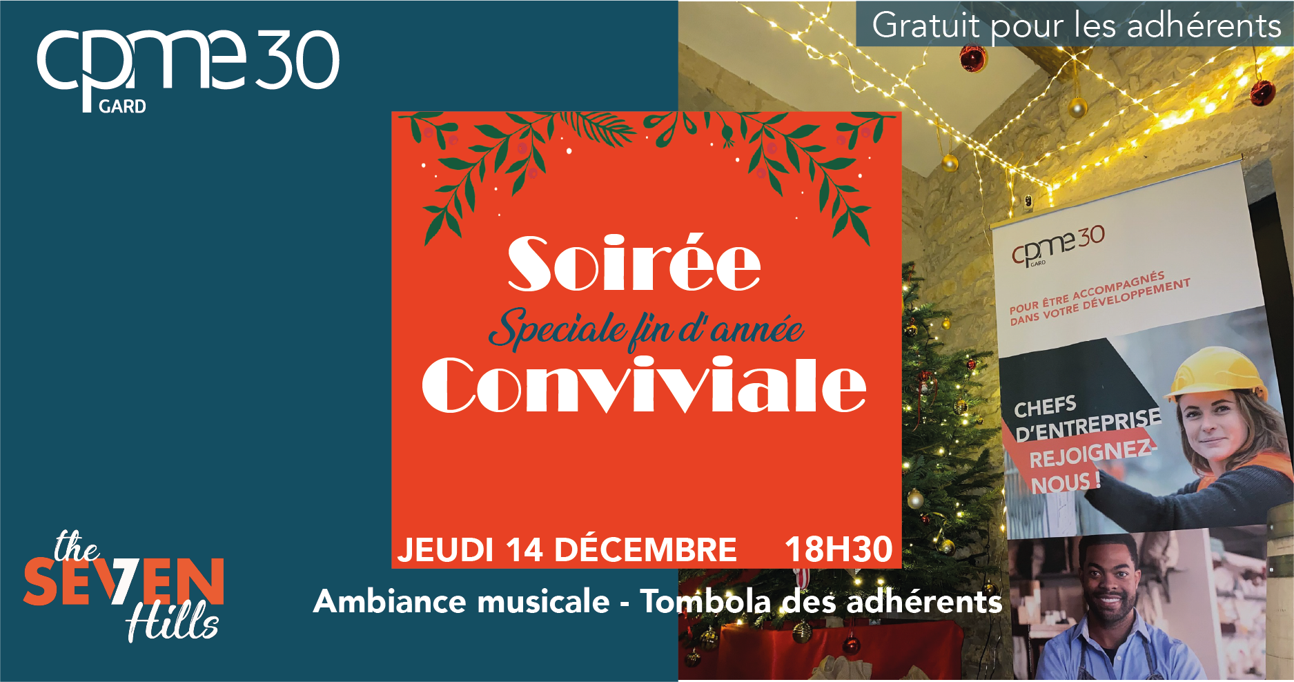 Lire la suite à propos de l’article Soirée Conviviale – Spéciale fin d’année